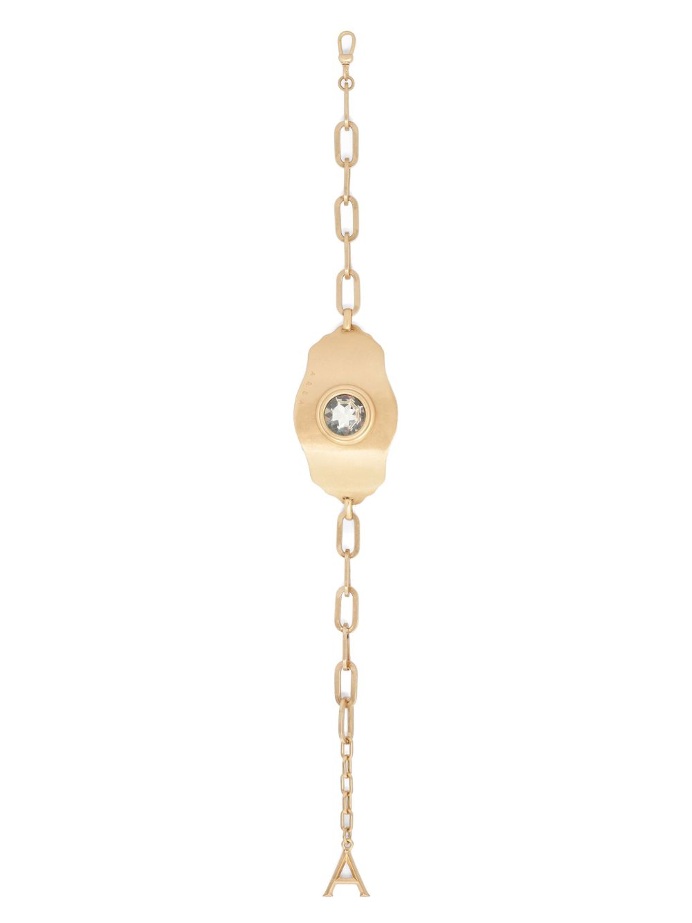 AREA Crystal Chain Plate 项圈式项链 - 金色