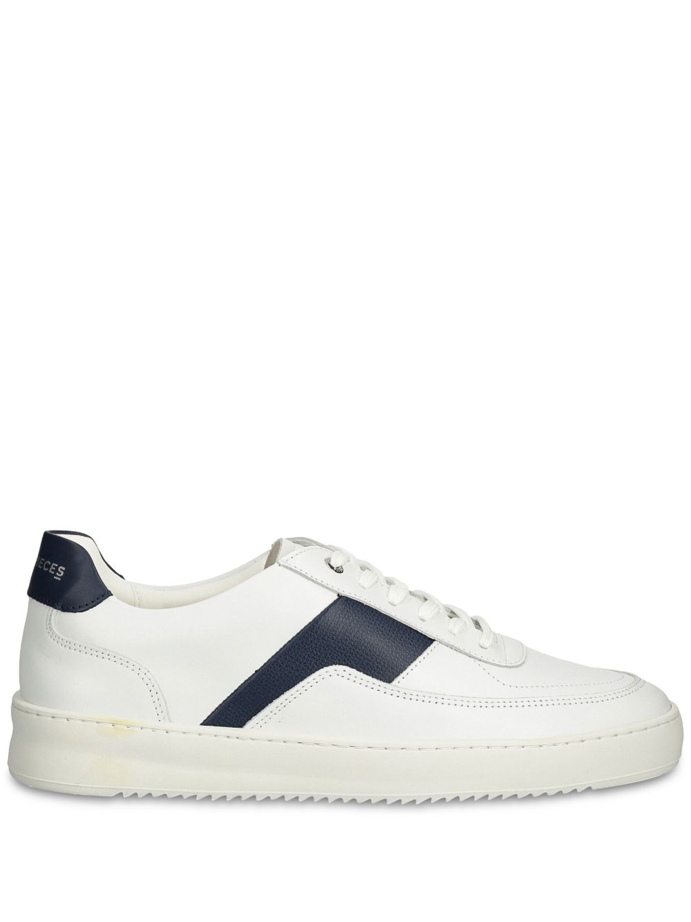 Filling Pieces 皮质运动鞋 - 白色