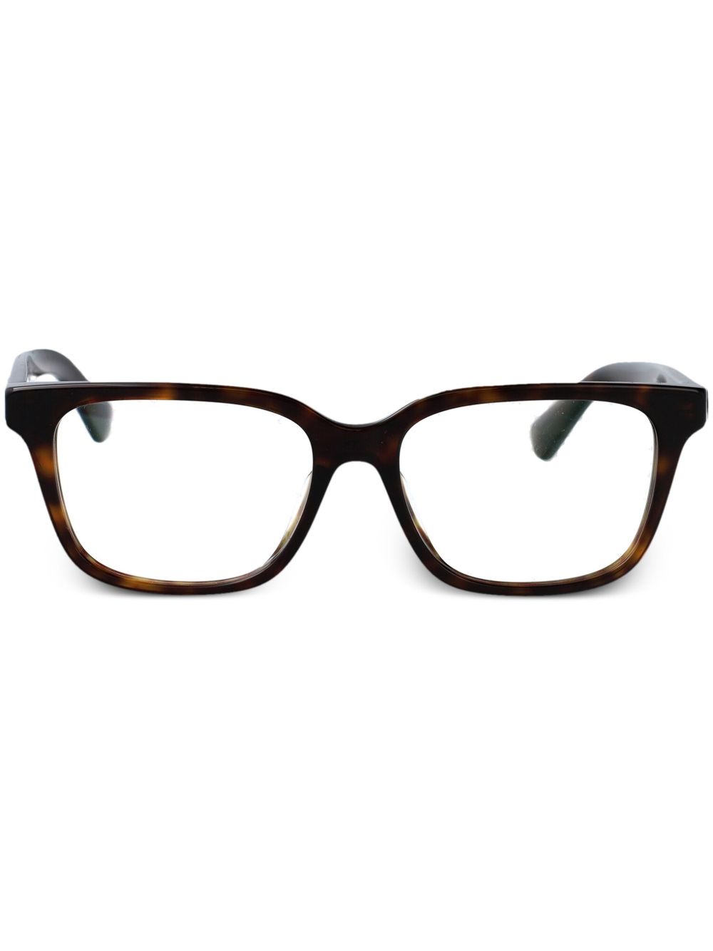 Burberry Eyewear Wayfarer 镜框眼镜 - 褐色