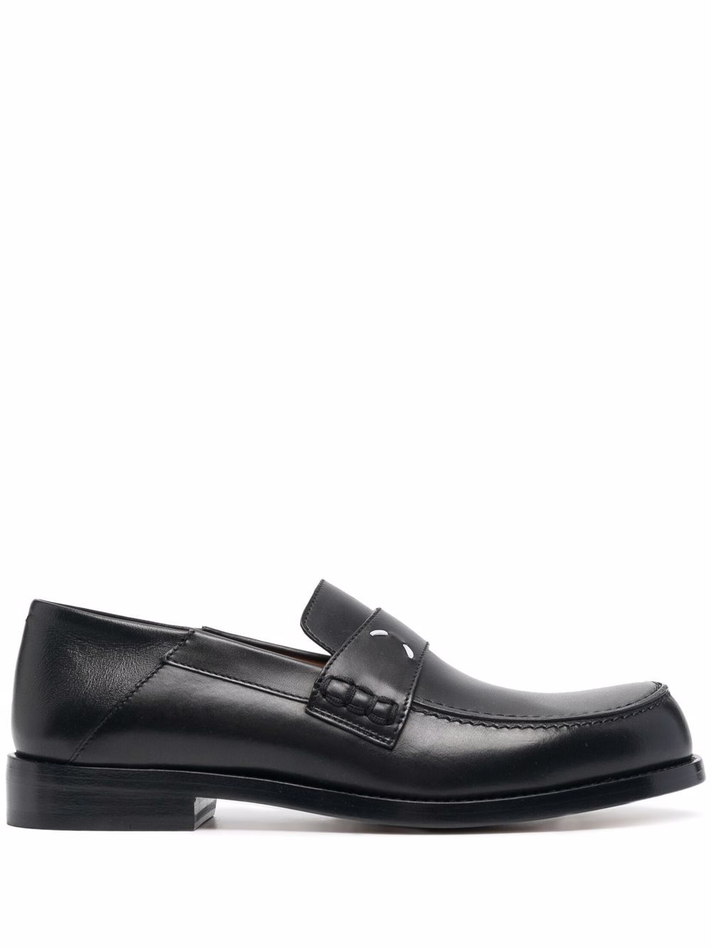 Maison Margiela Camden 皮质乐福鞋 - 黑色