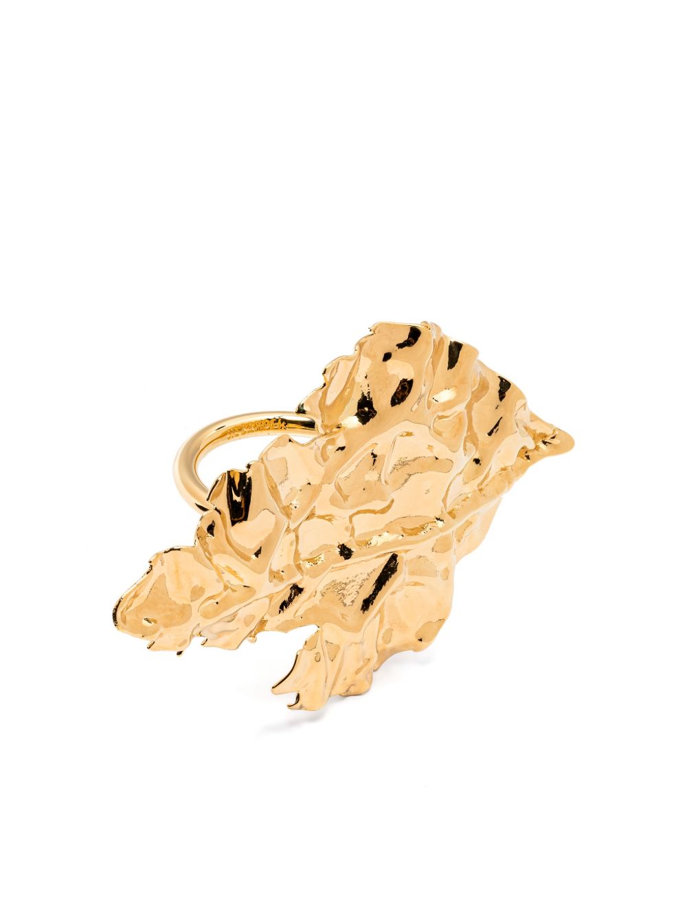 Jil Sander Leaf 戒指 - 金色