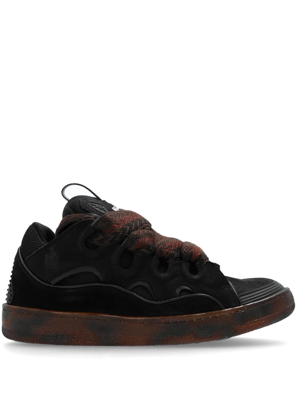 Lanvin Curb Lite 标贴运动鞋 - 黑色