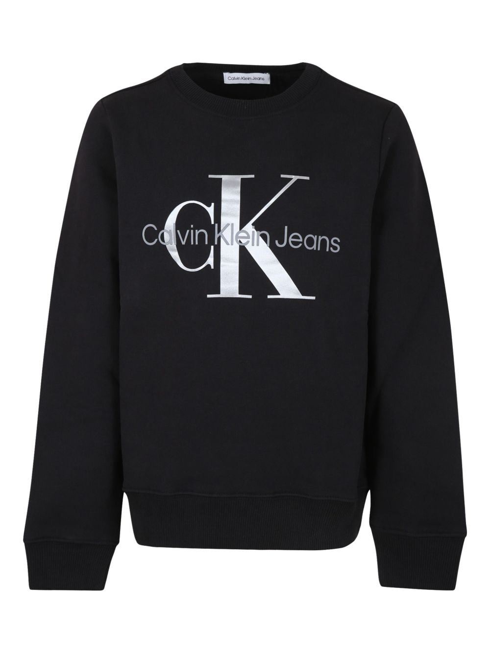 Calvin Klein Kids logo印花卫衣 - 黑色