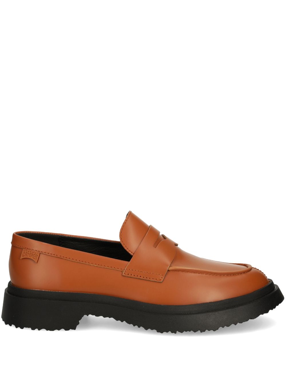 Camper leather loafers - 褐色