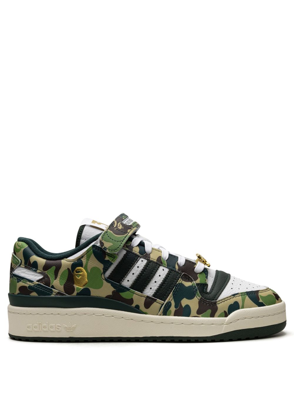 adidas x BAPE Forum 84 Low 30th Anniversary Green Camo 运动鞋 - 绿色