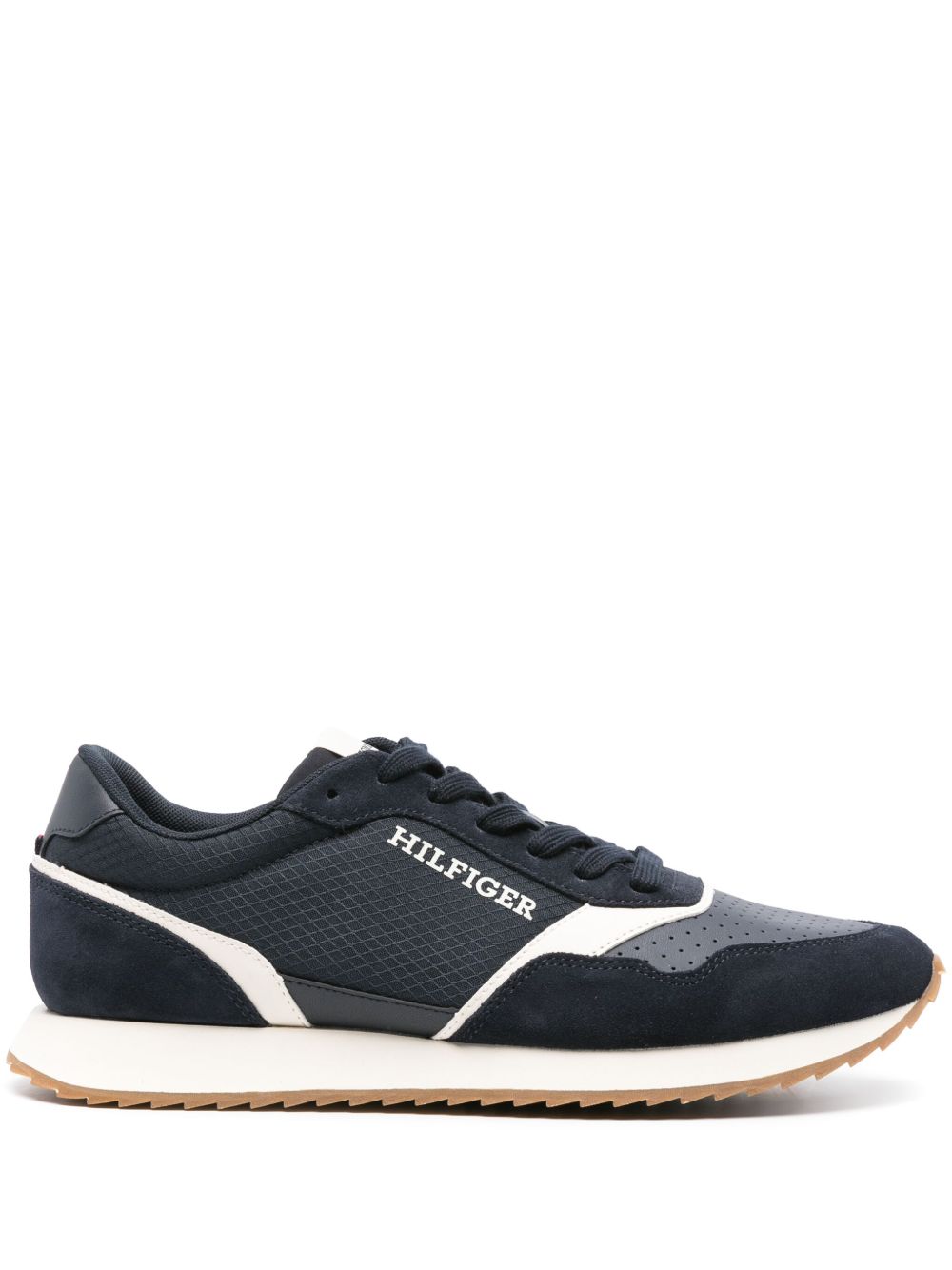 Tommy Hilfiger Runner 拼接运动鞋 - 蓝色