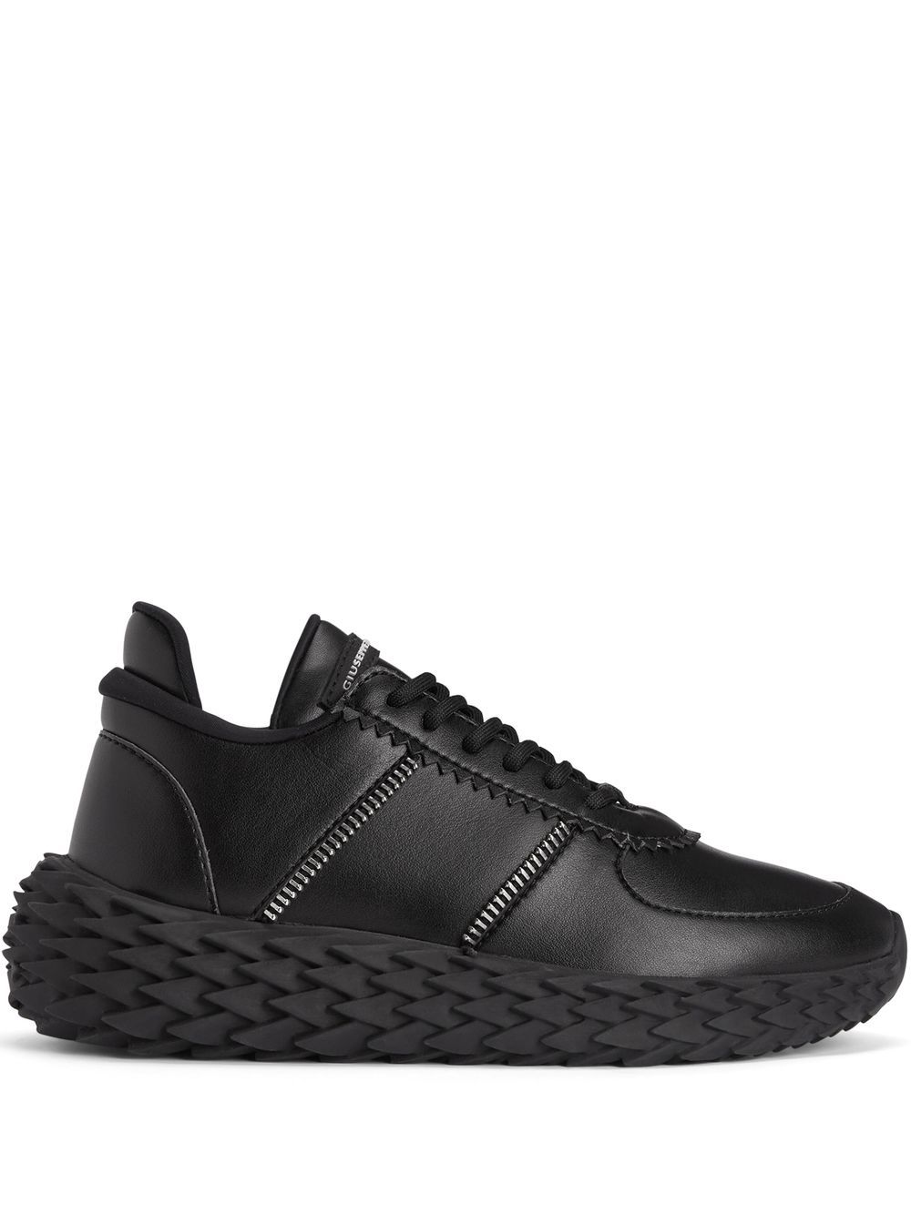 Giuseppe Zanotti Urchin 纹理鞋底运动鞋 - 黑色
