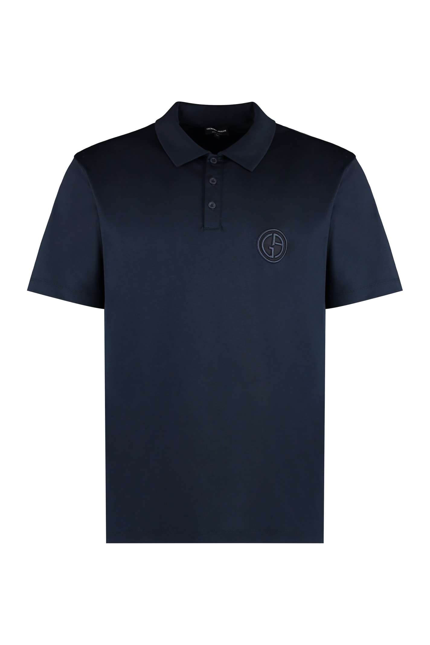 Giorgio Armani 短袖棉质Polo衫