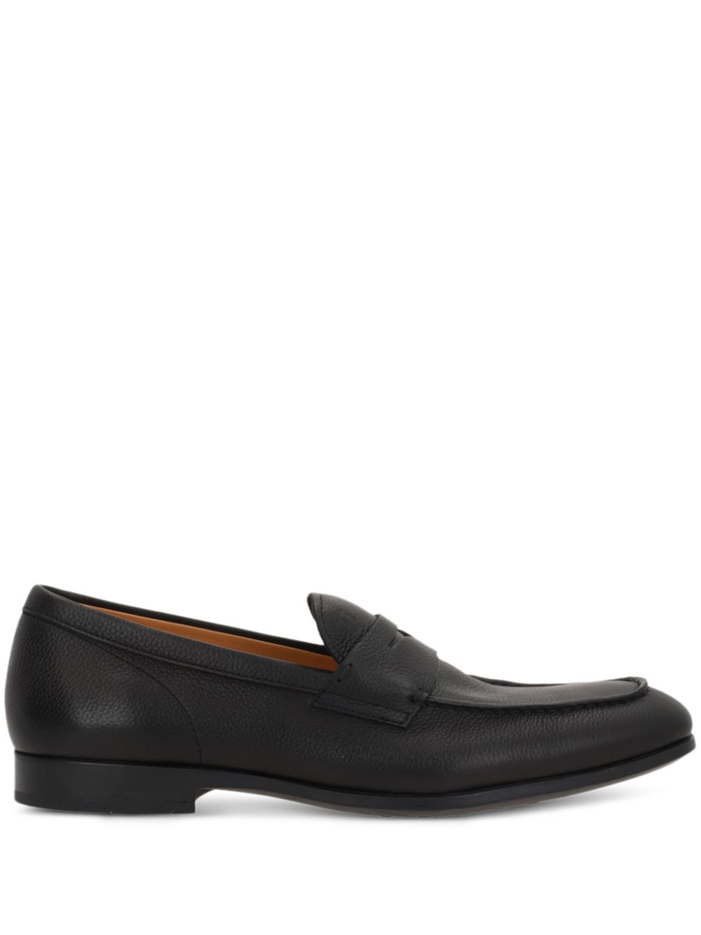 Tod's leather loafers - 黑色