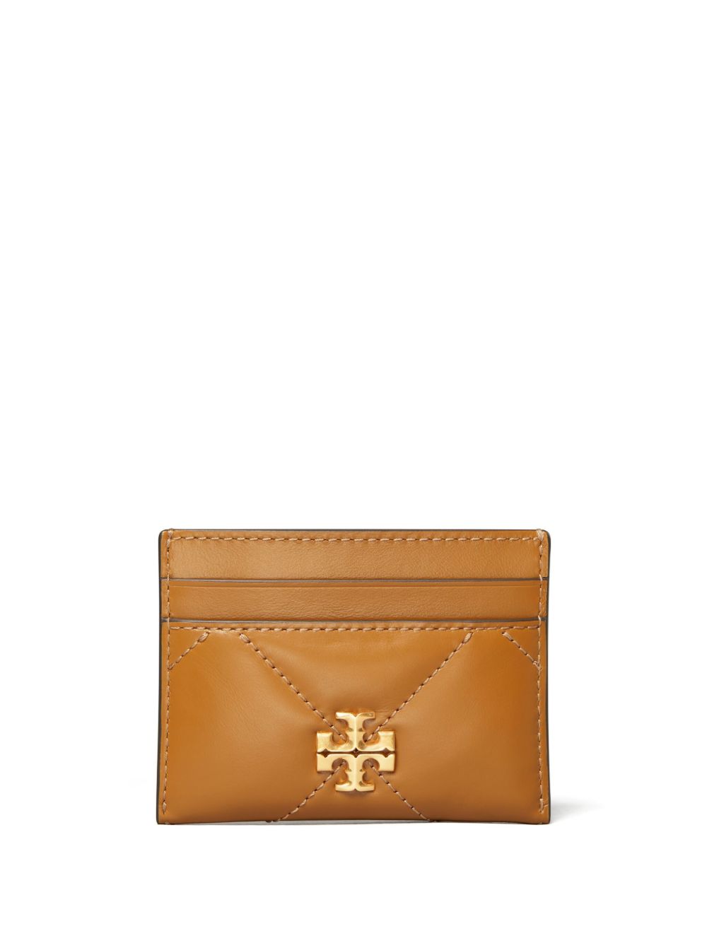 Tory Burch Kira 绗缝卡夹 - 褐色