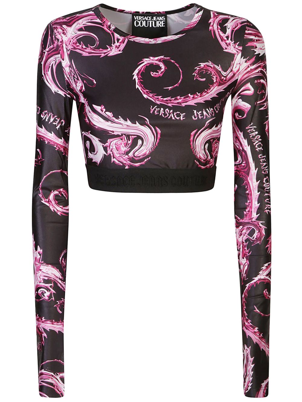 Versace Jeans Couture Chromo Couture 上衣 - 黑色