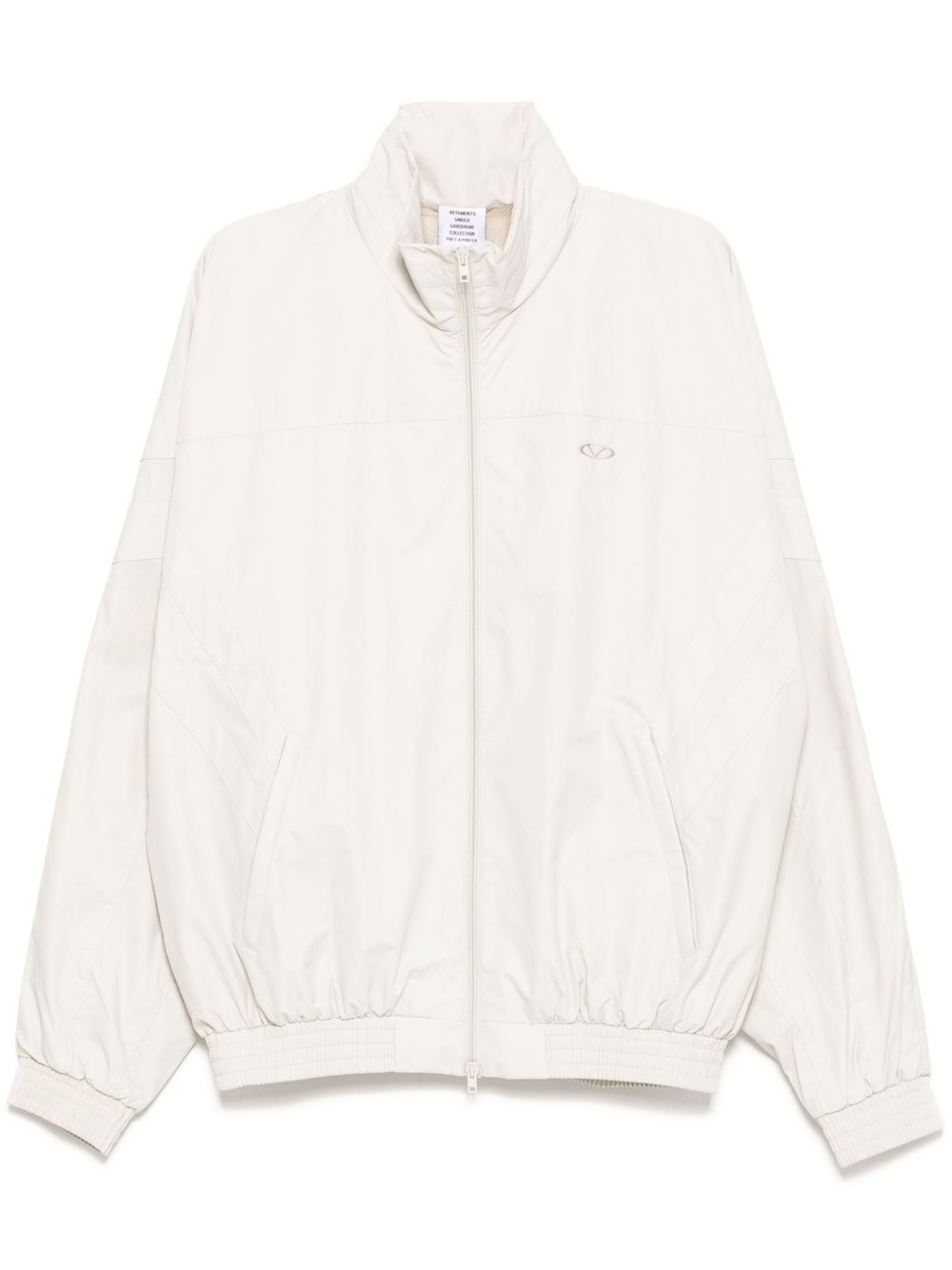 VETEMENTS 椭圆形logo运动夹克 - 灰色