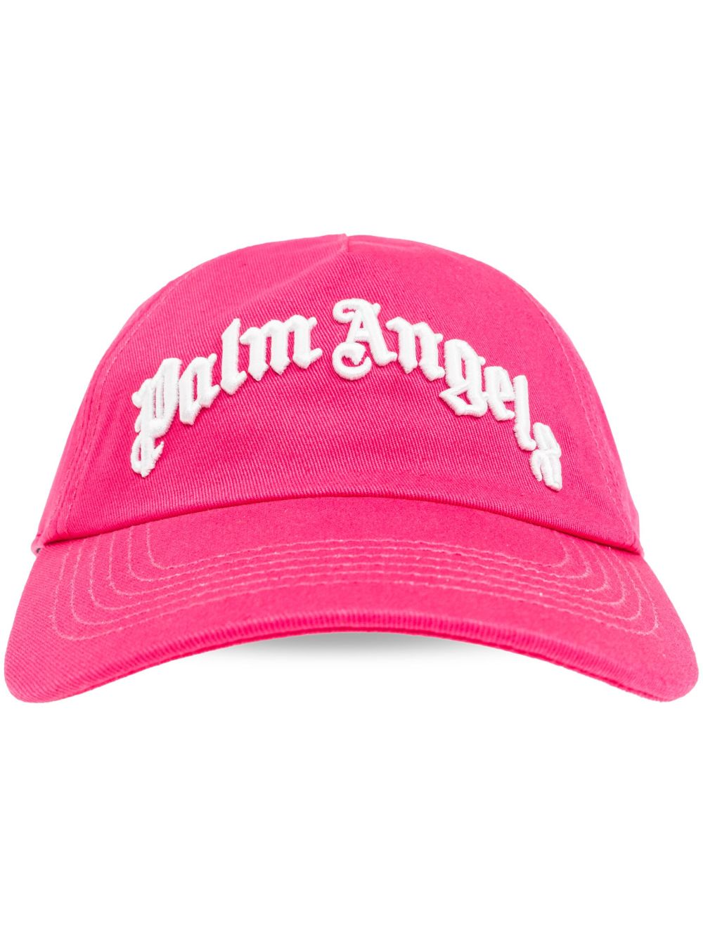 Palm Angels logo贴花鸭舌帽 - 粉色