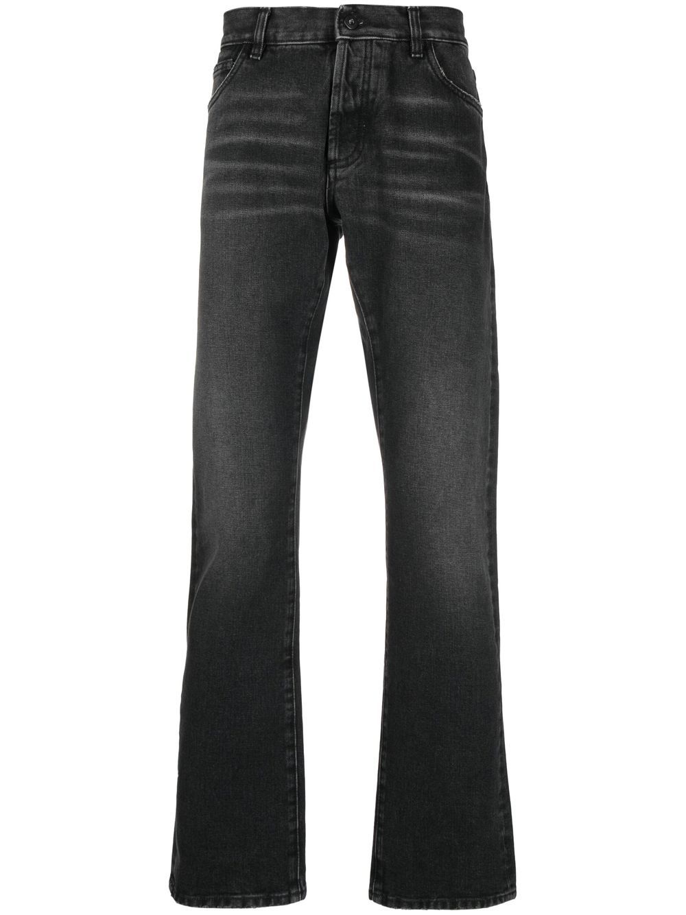 Marcelo Burlon County of Milan Medium Stone Cross 修身牛仔裤 - 黑色