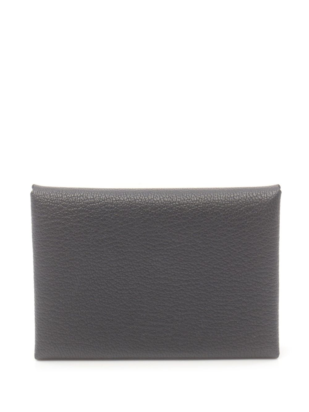 Hermès Pre-Owned Calvi Duo 卡夹（2024年典藏款） - 黑色