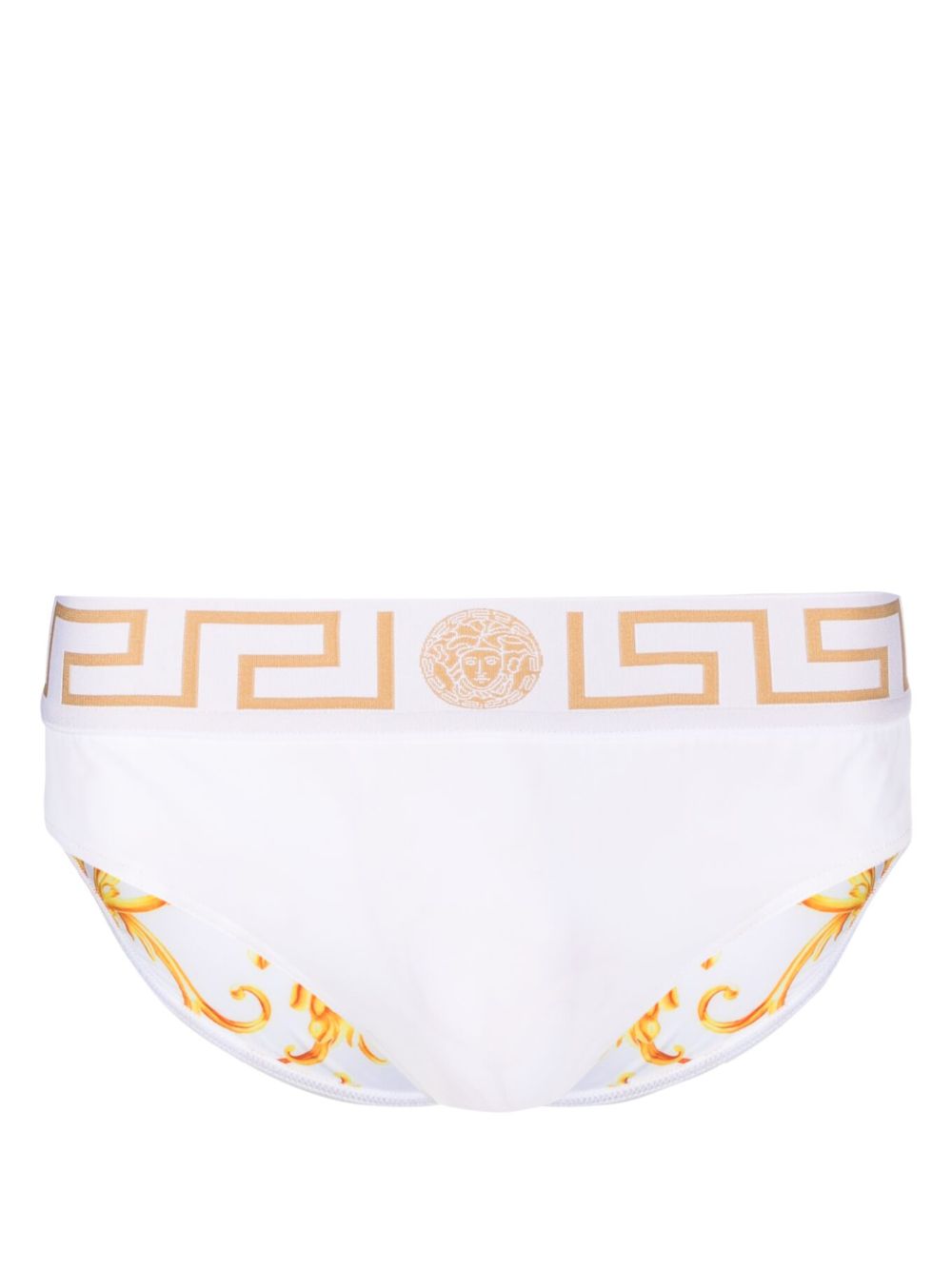 Versace Greca Border 泳裤 - 白色