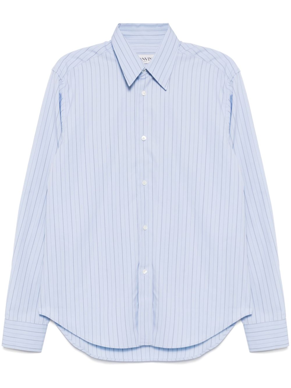 Lanvin 条纹衬衫 - 蓝色