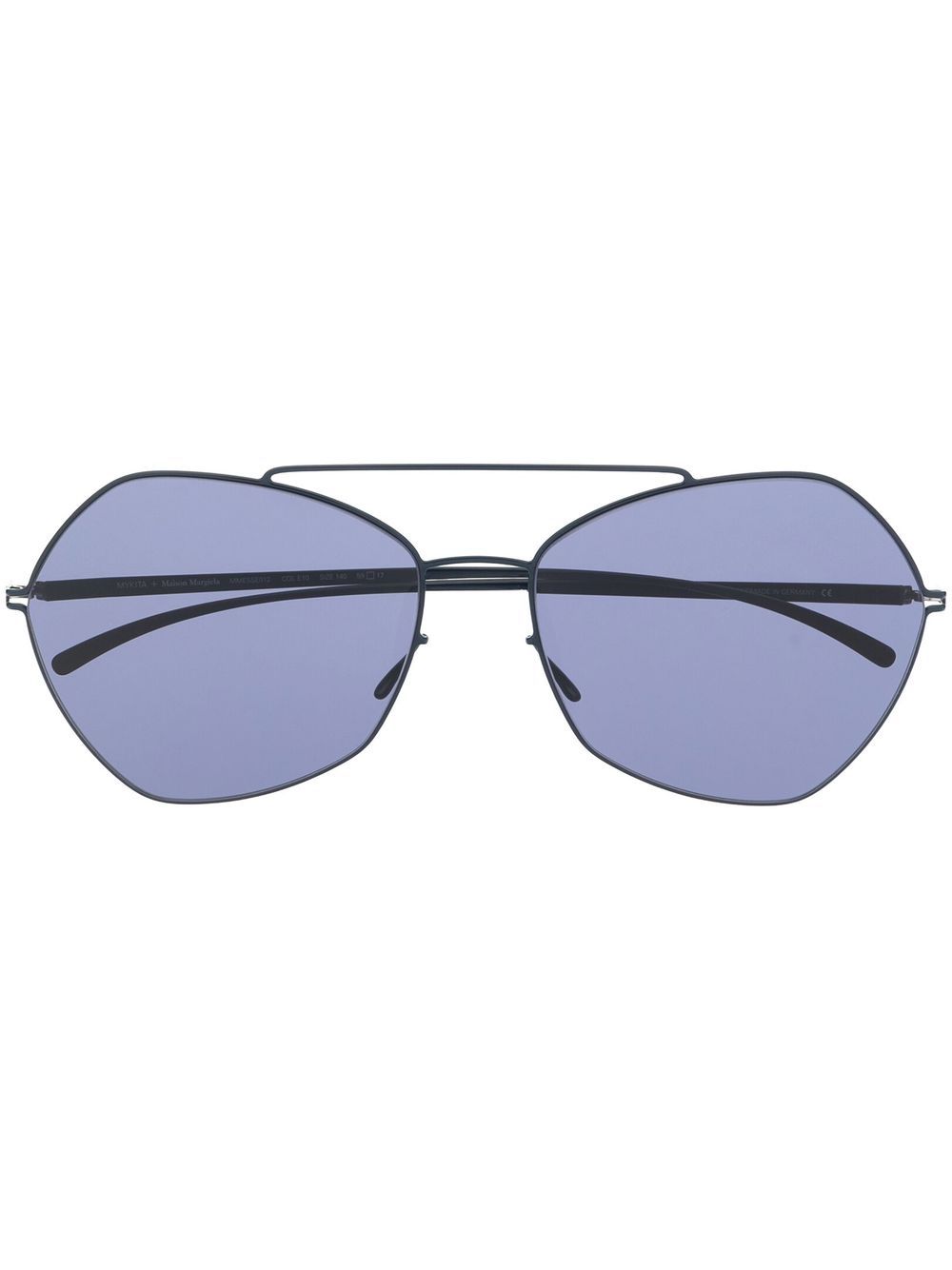Mykita 有色镜片圆框太阳眼镜 - 蓝色