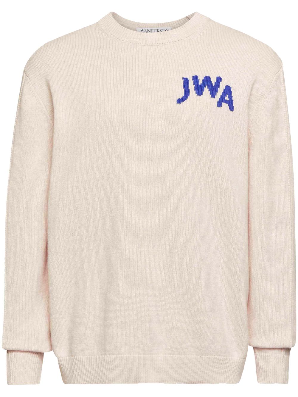 JW Anderson logo嵌花毛衣 - 中性色