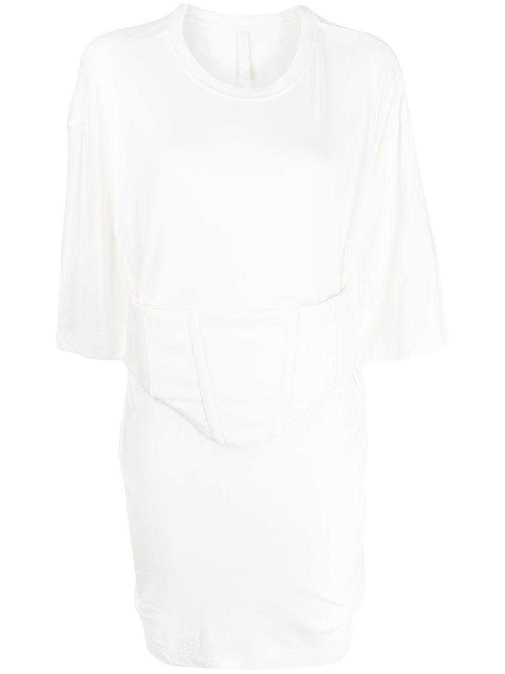 Dion Lee 紧身胸衣细节长款上衣 - 白色