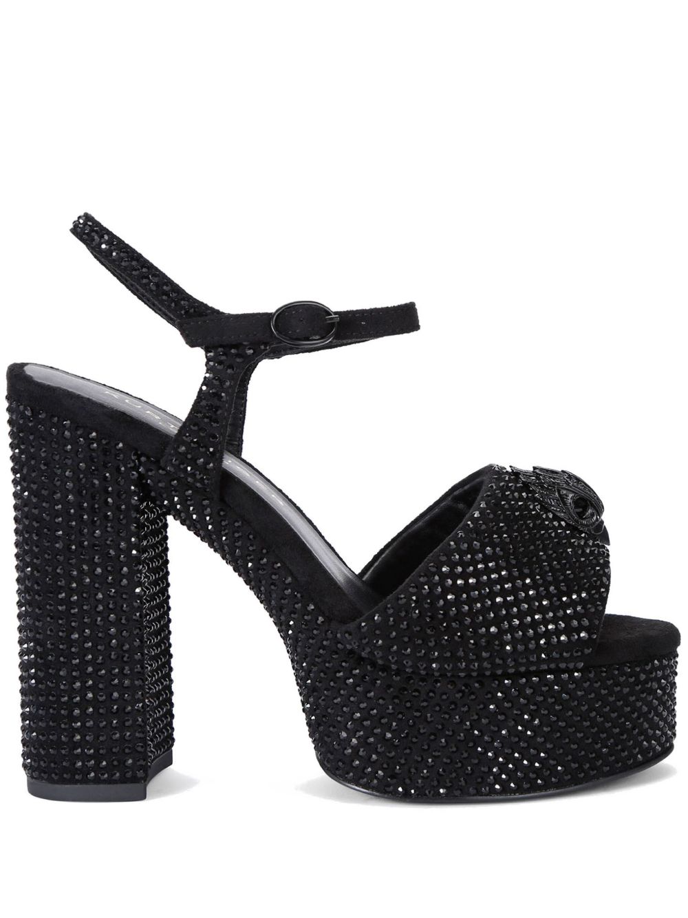 Kurt Geiger London Kensington 水台式高跟凉鞋（12.5厘米） - 黑色