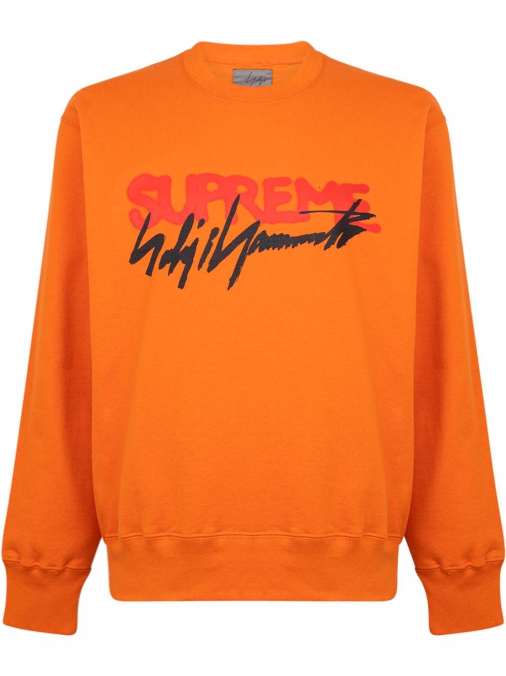 Supreme x Yohji Yamamoto 圆领卫衣 - 橘色