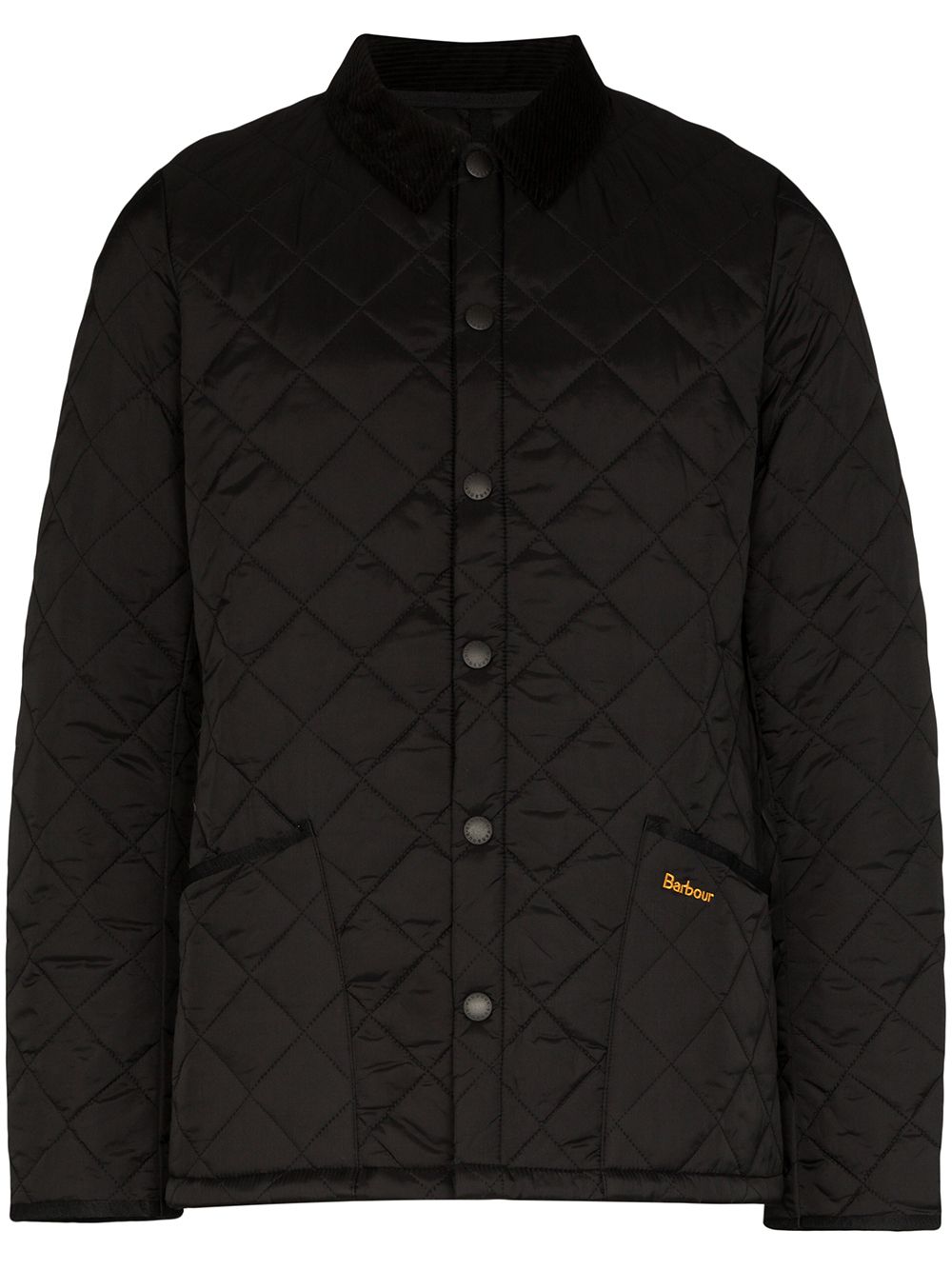Barbour Heritage Lidde 绗缝夹克 - 黑色