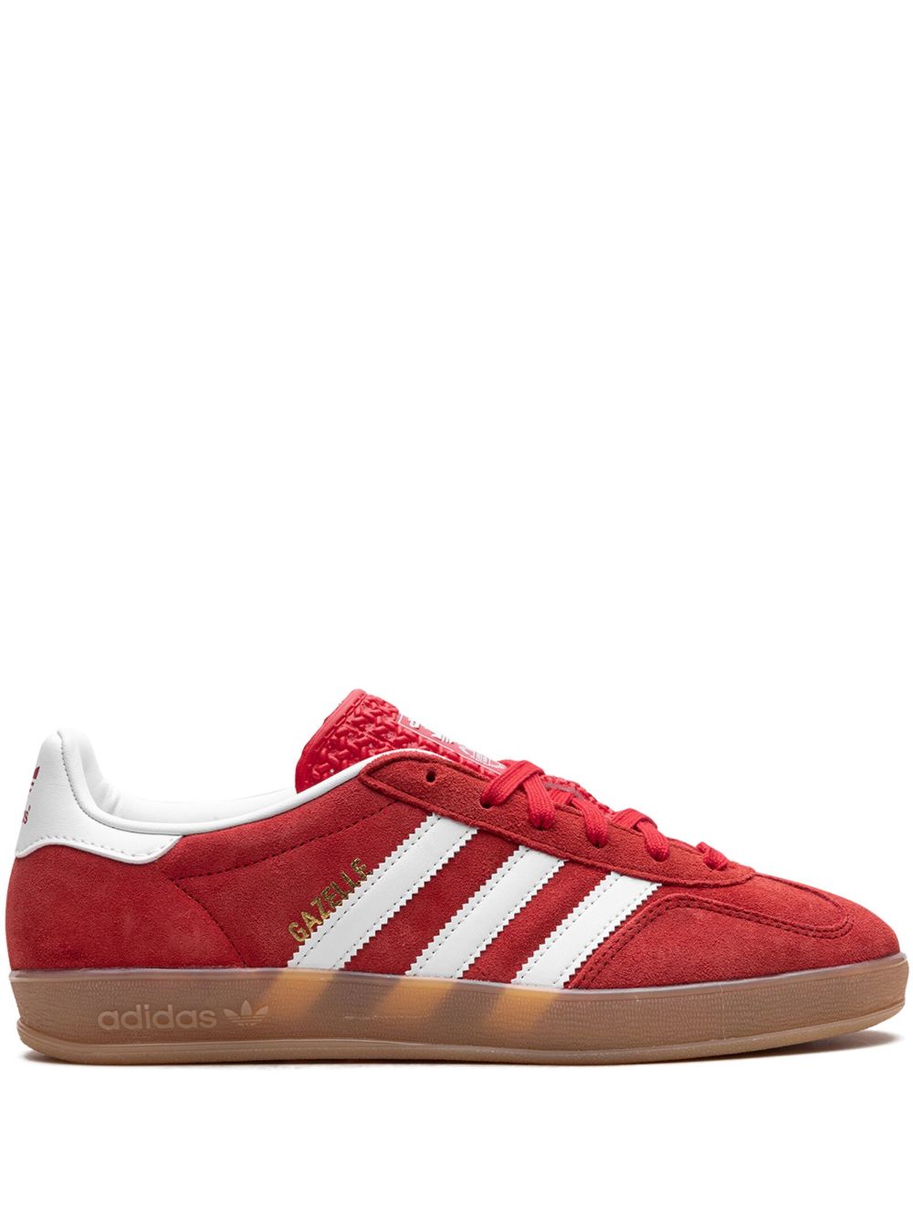 adidas Gazelle Indoor 绒面皮运动鞋 - 红色