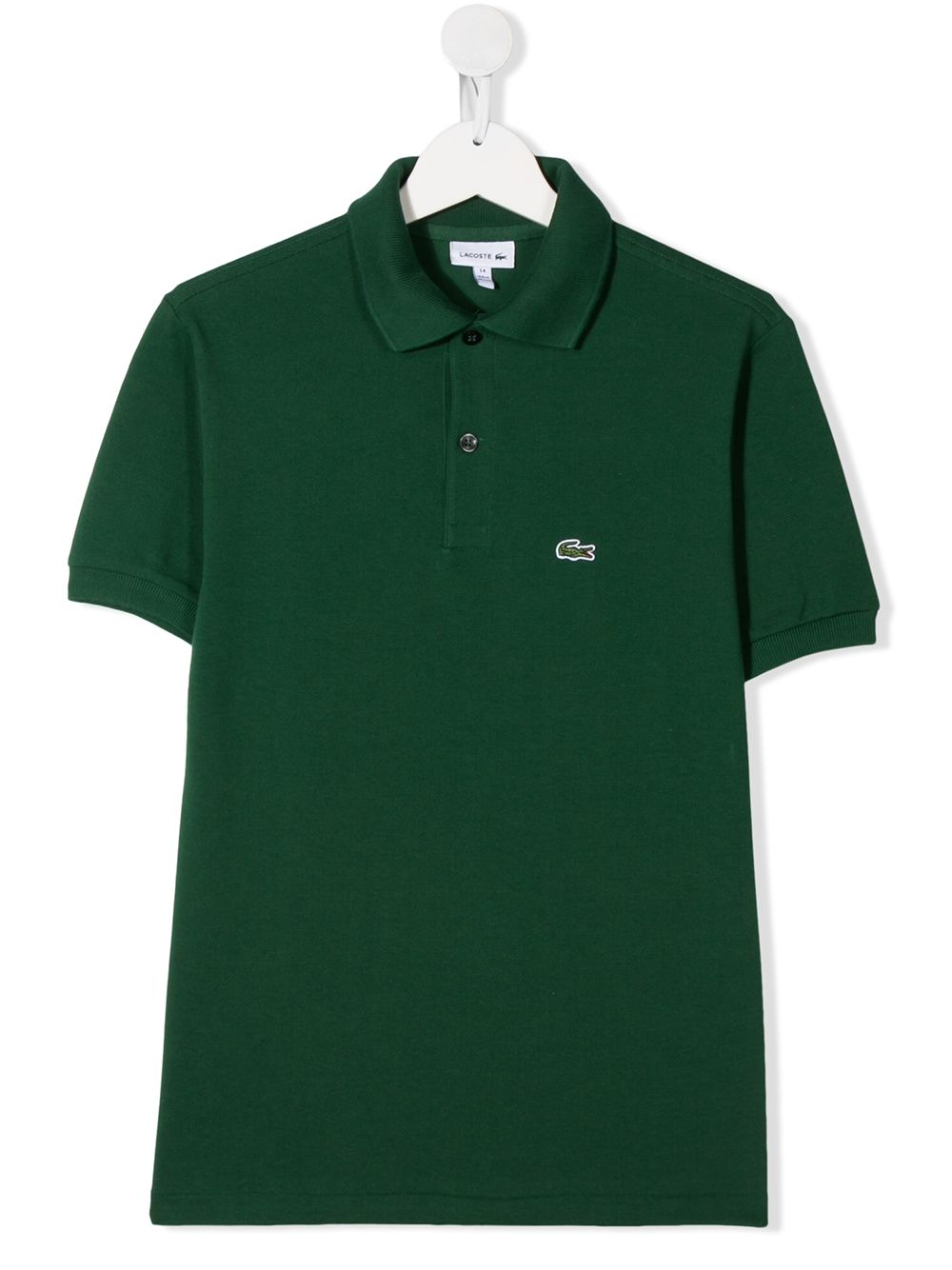 Lacoste Kids 经典polo衫 - 绿色