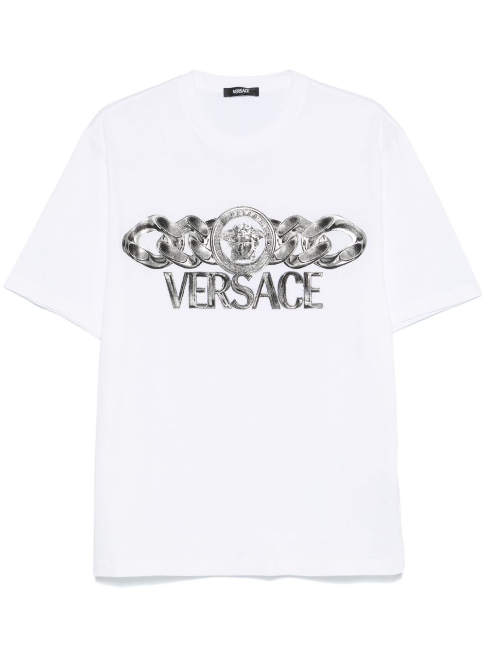 Versace Medusa Head 印花T恤 - 白色