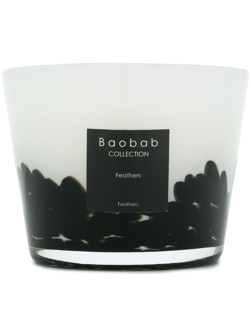 Baobab Collection Feathers蜡烛 - 黑色