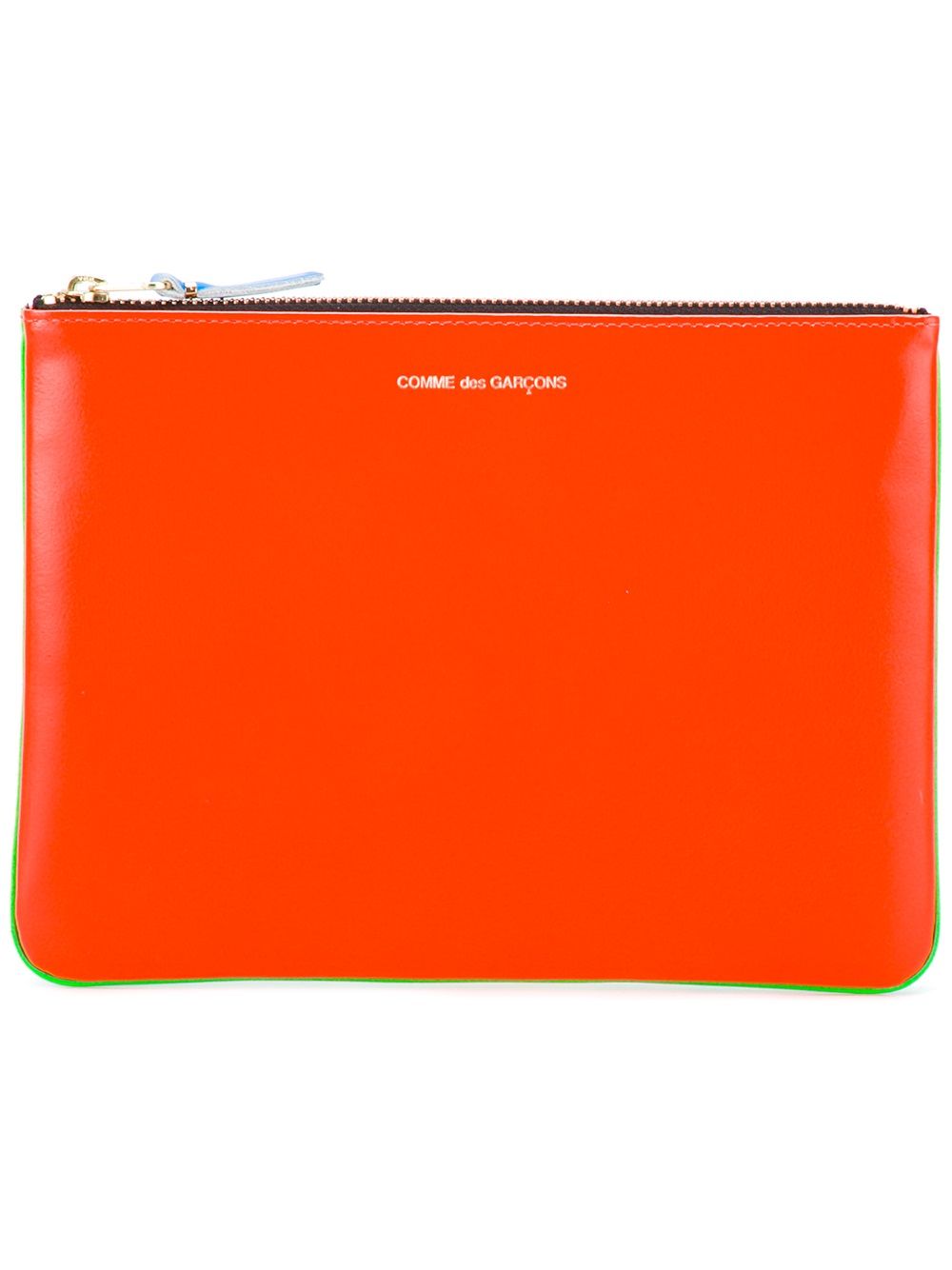 Comme Des Garçons Wallet Super Fluo拉链钱包 - 橘色