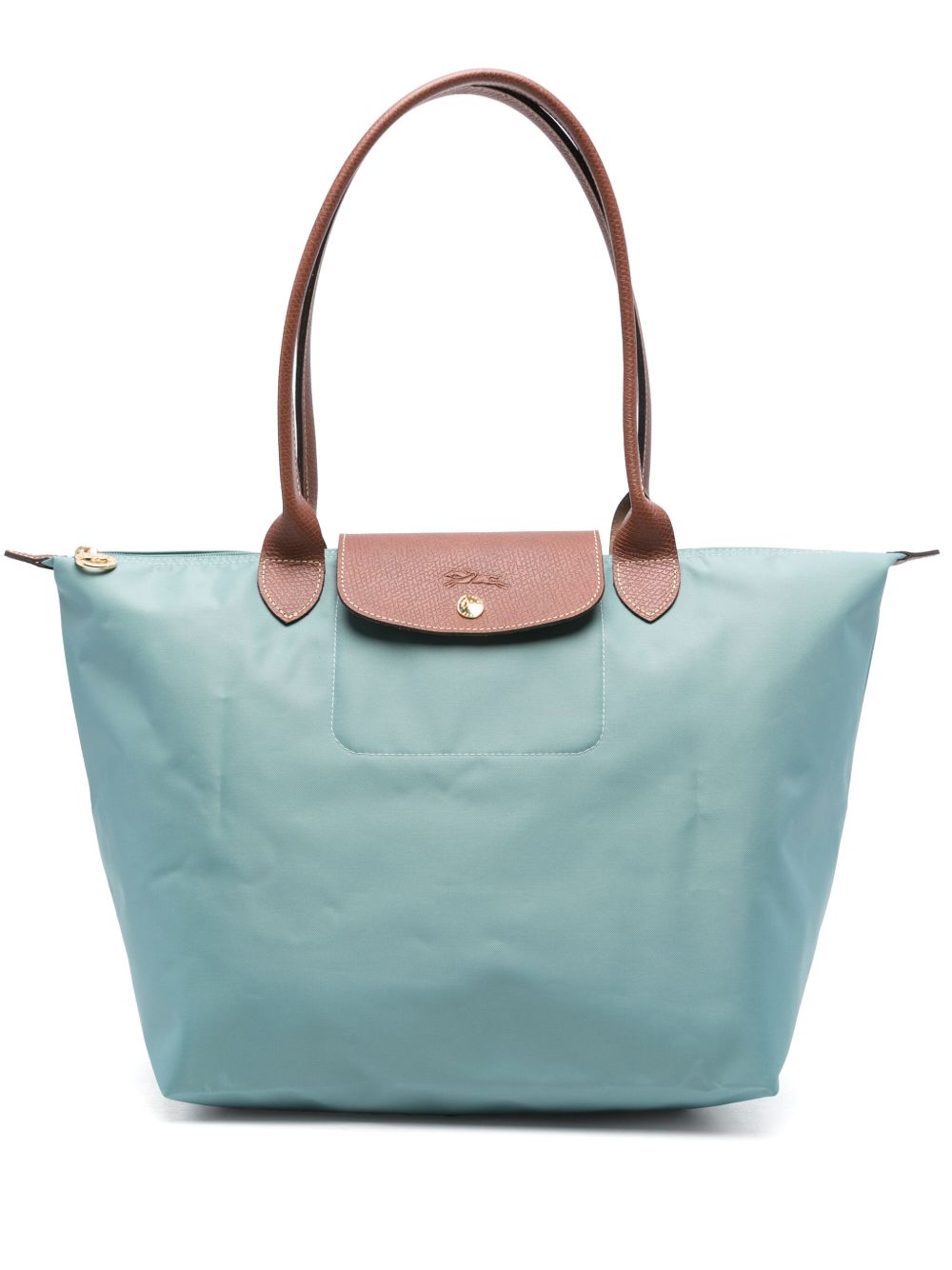 Longchamp Le Pilage 大号手提包 - 蓝色