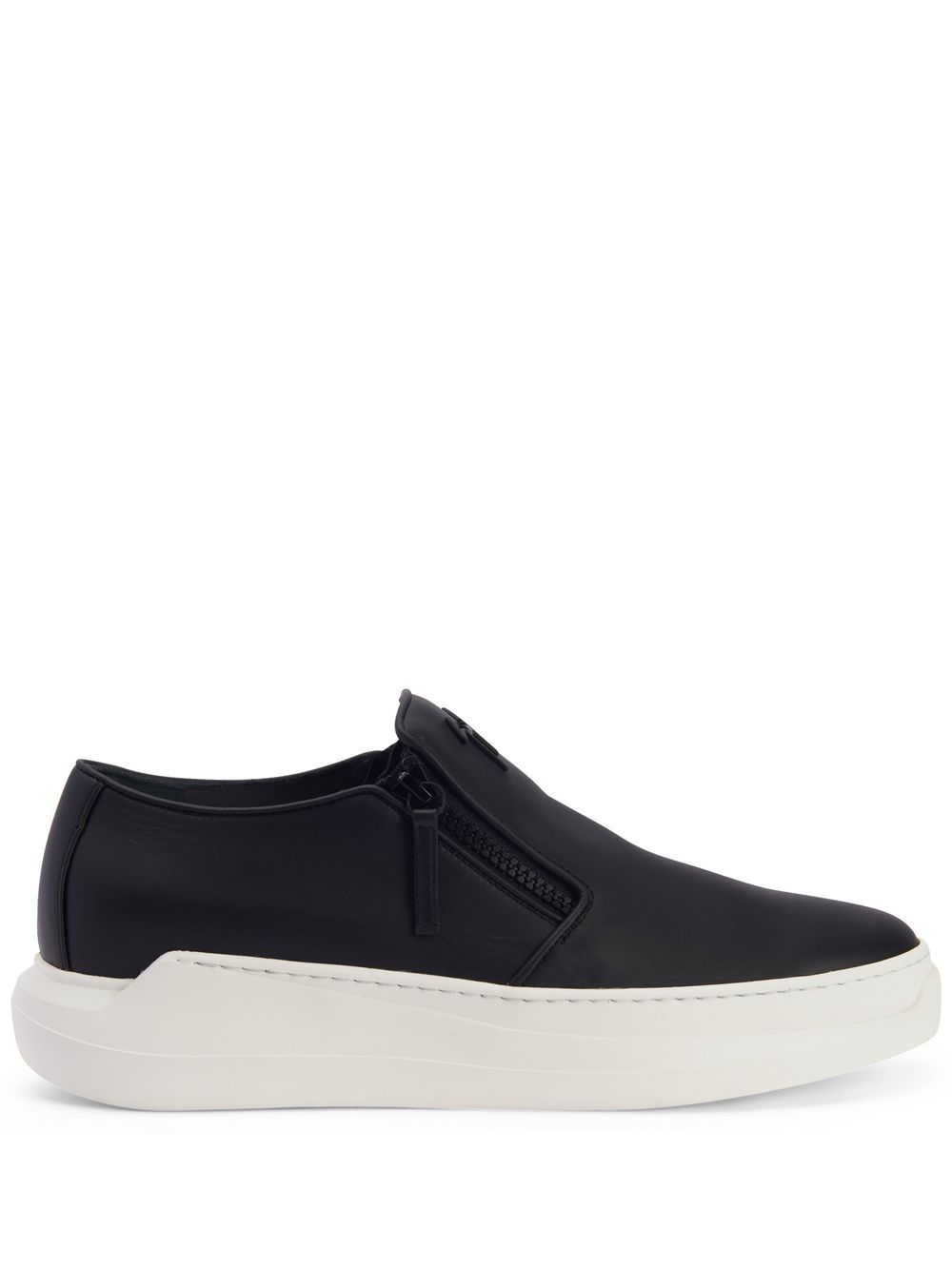 Giuseppe Zanotti Conley Zip 套穿式运动鞋 - 黑色