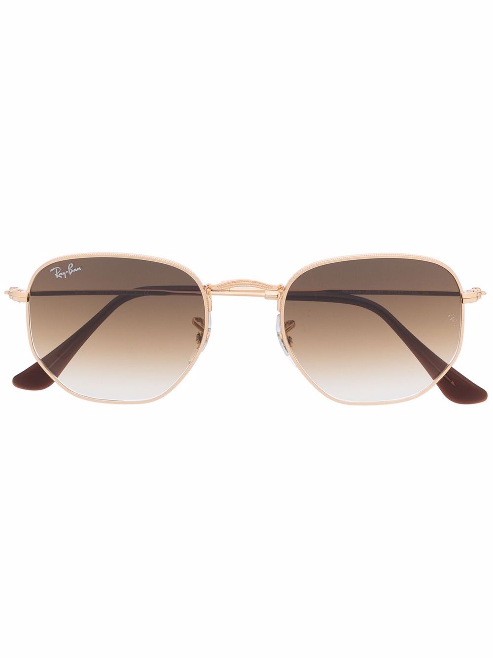 Ray-Ban 圆框太阳眼镜 - 金色