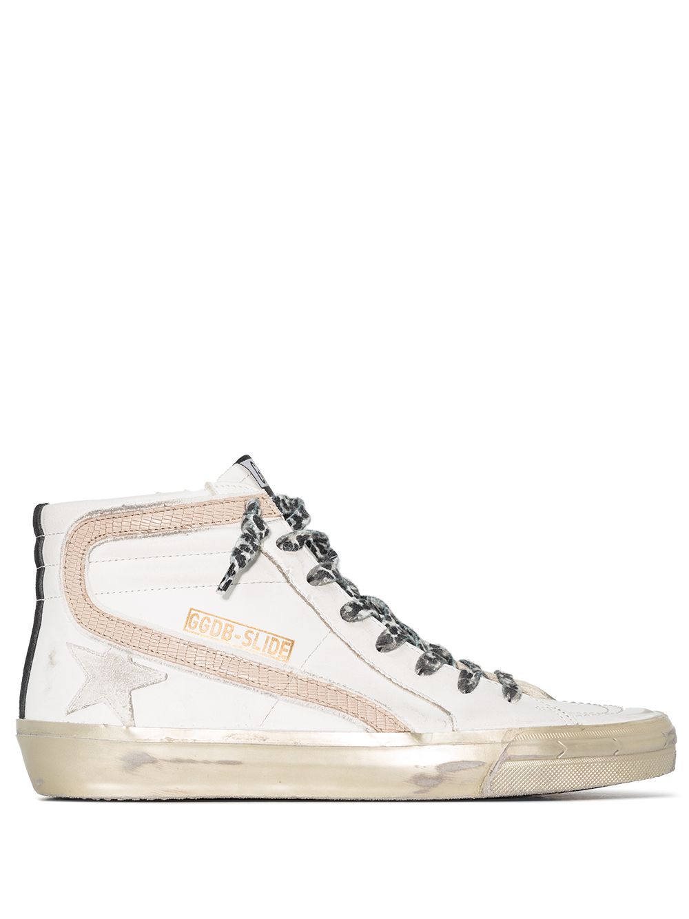 Golden Goose Slide 高帮板鞋 - 白色