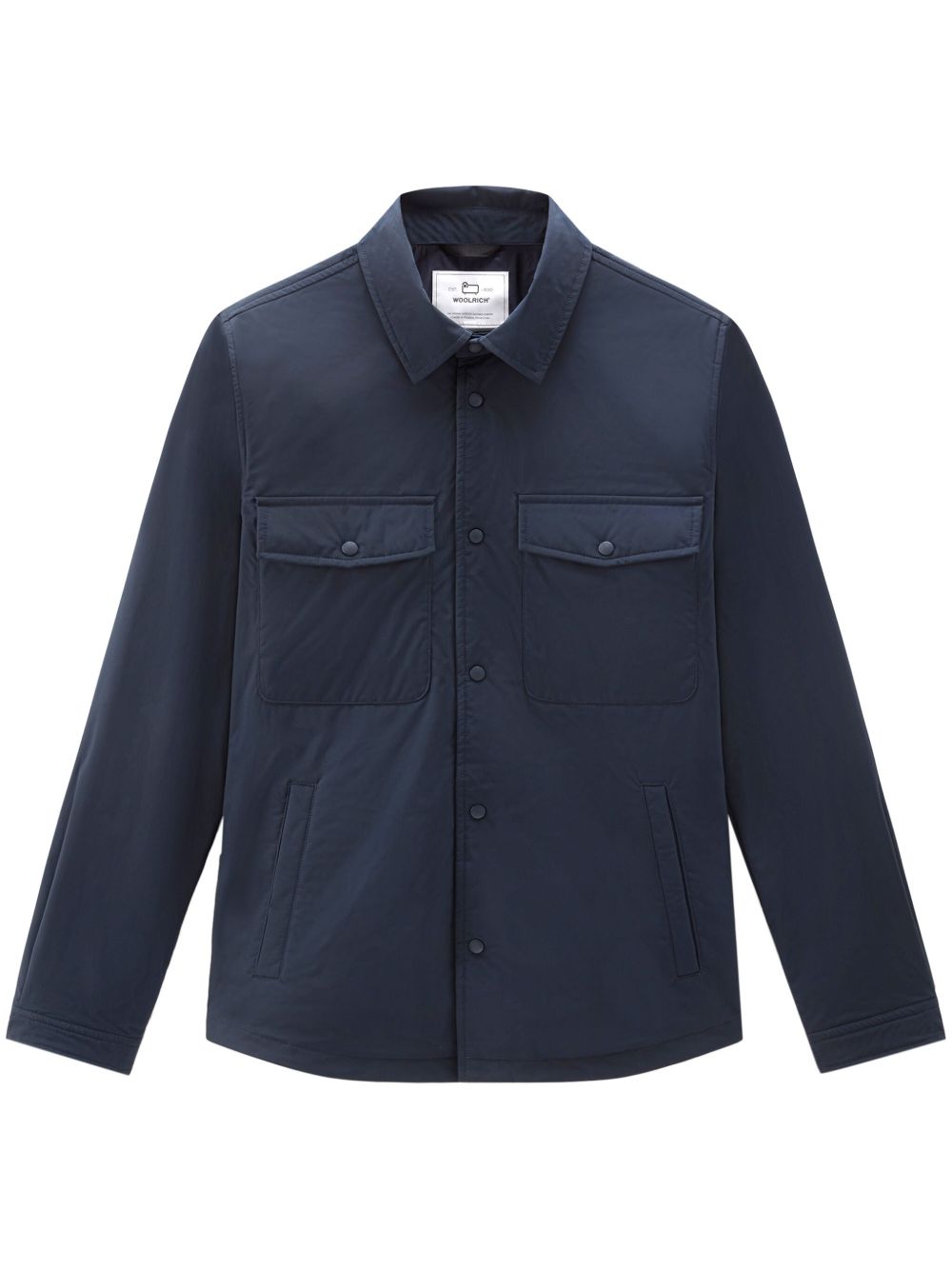 Woolrich Alaskan 填充衬衫式夹克 - 蓝色