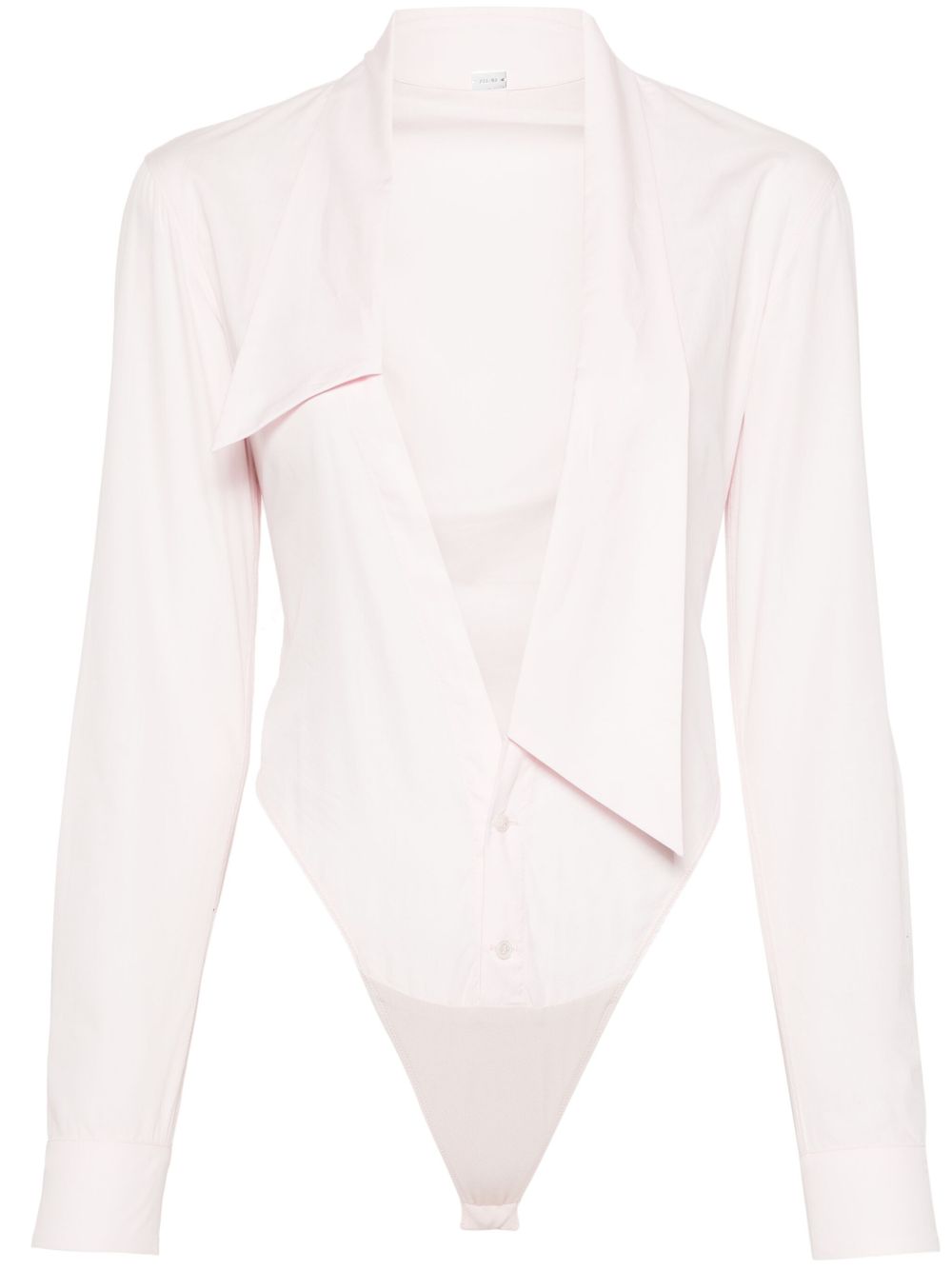 ALL IN Deep V-neck Shirt 连体衣 - 粉色