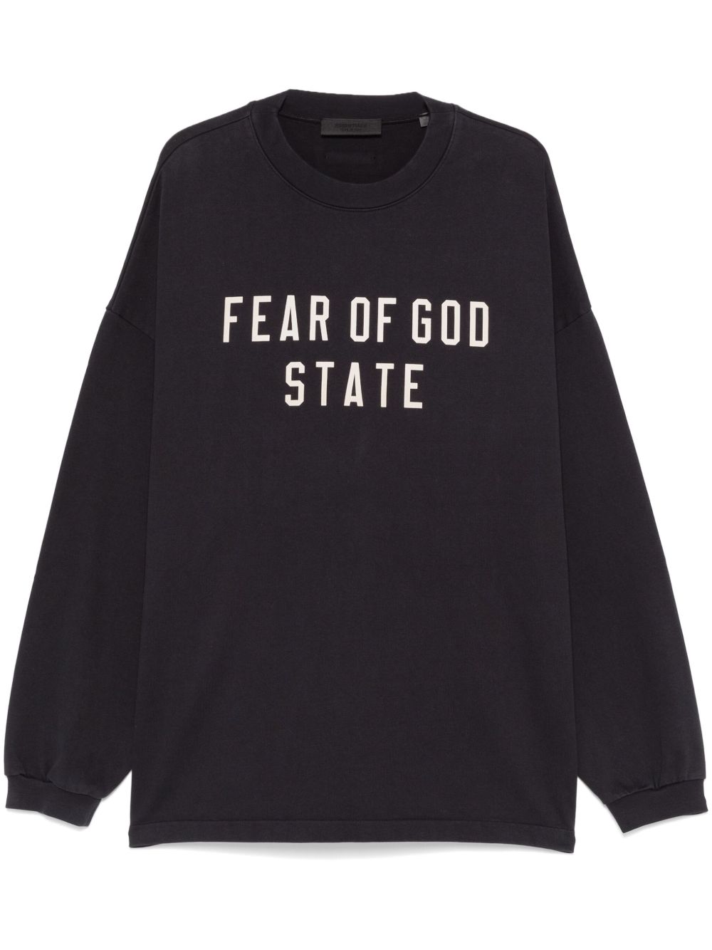 FEAR OF GOD ESSENTIALS logo印花卫衣 - 黑色