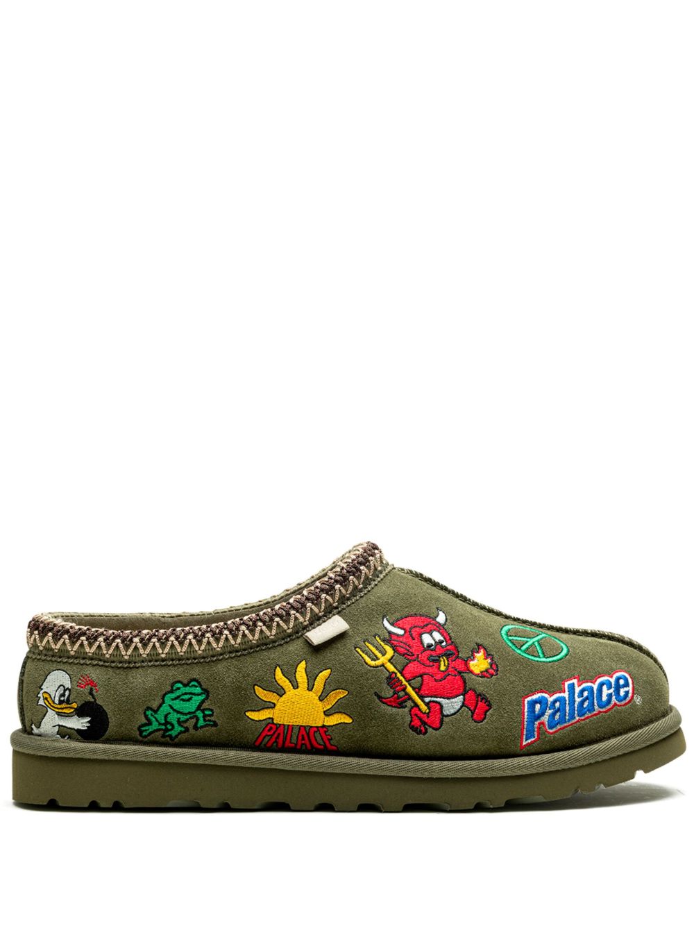 UGG x Palace Burnt Olive Tasman 拖鞋 - 绿色