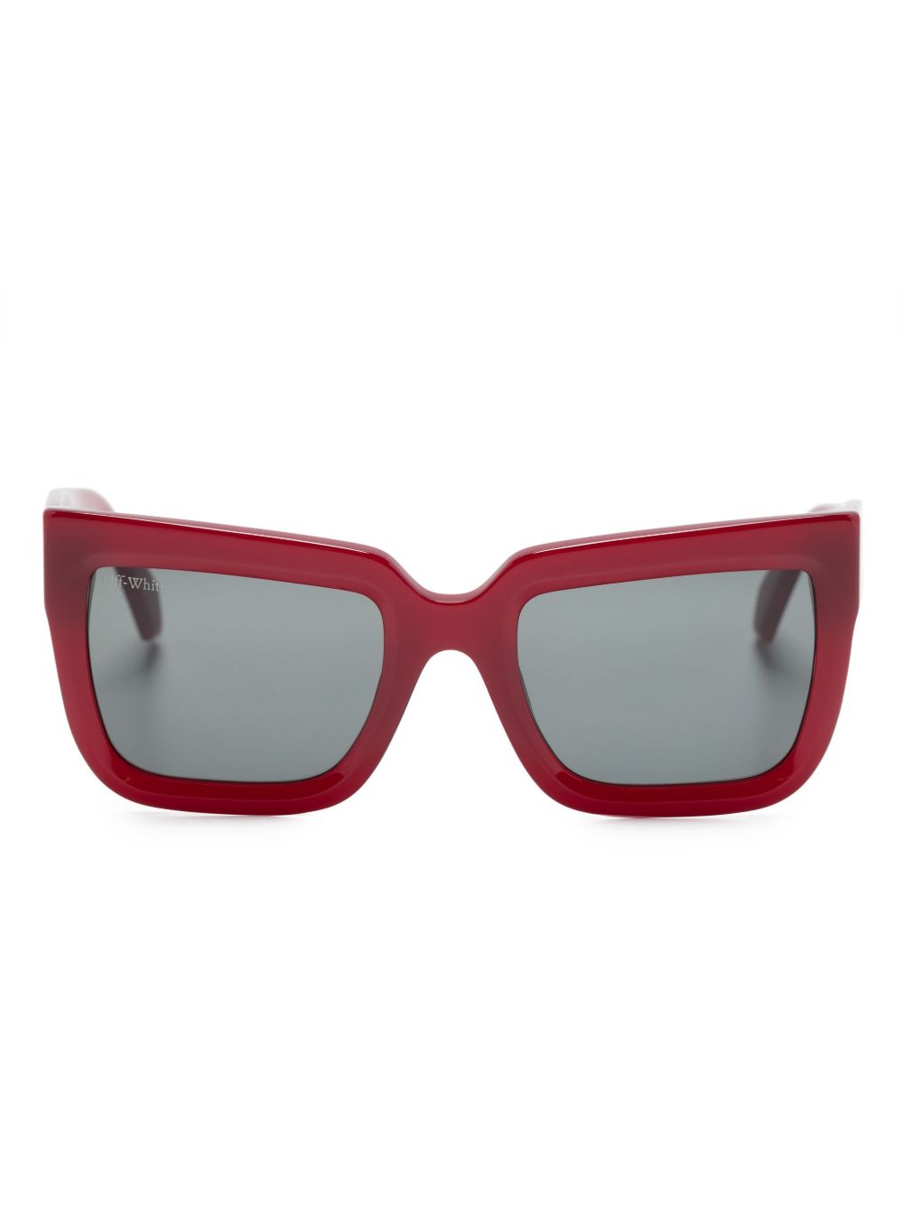 Off-White Eyewear Firenze square-frame sunglasses - 红色