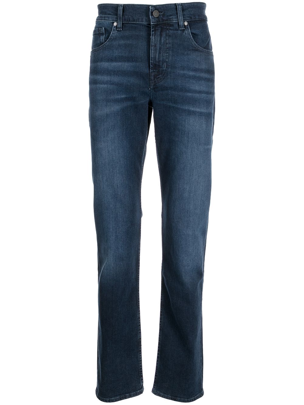 7 For All Mankind 直筒牛仔裤 - 蓝色