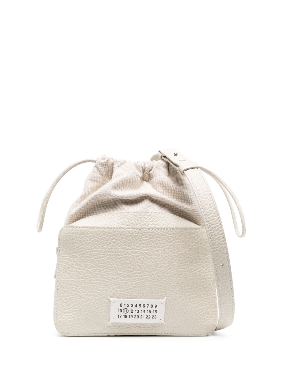 Maison Margiela logo贴花斜挎包 - 中性色