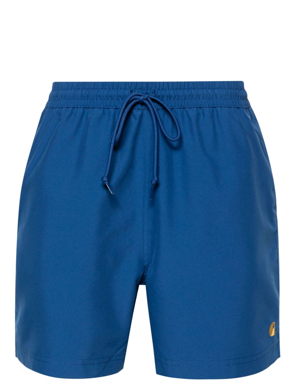 Carhartt WIP Chase logo刺绣泳裤 - 蓝色