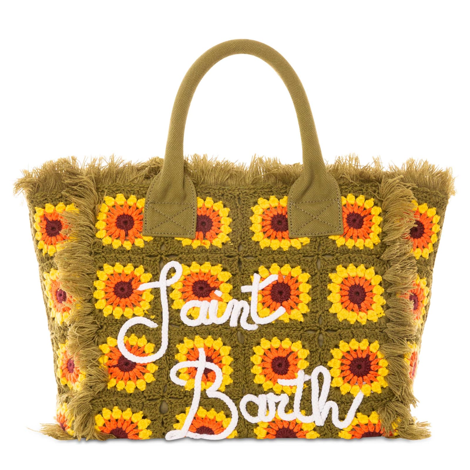 MC2 Saint Barth 花纹编织单肩包
