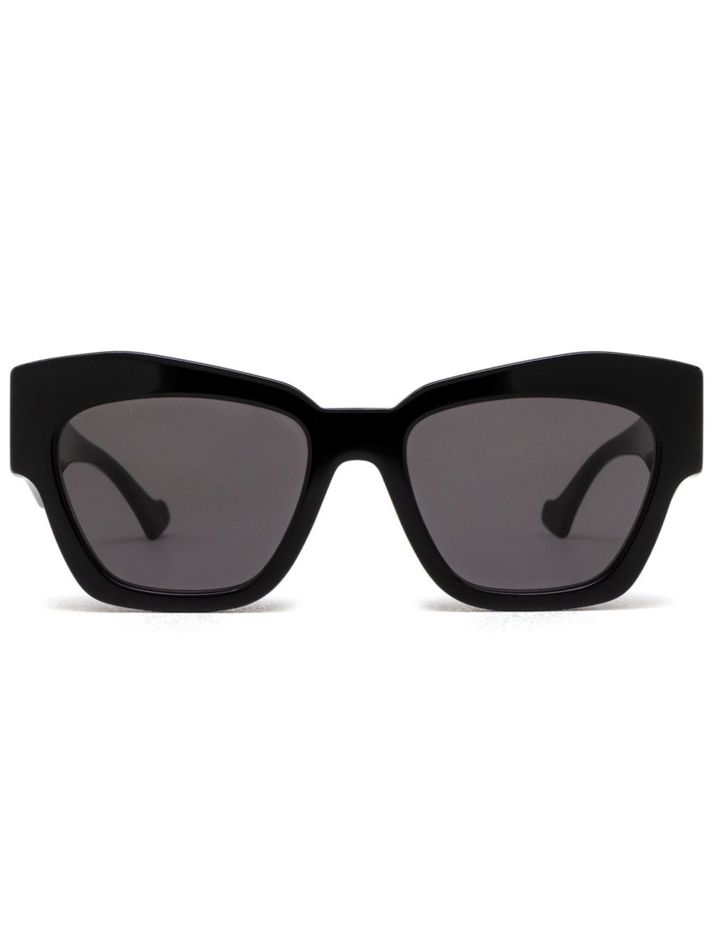Gucci Eyewear Gene FF 猫眼框太阳眼镜 - 黑色