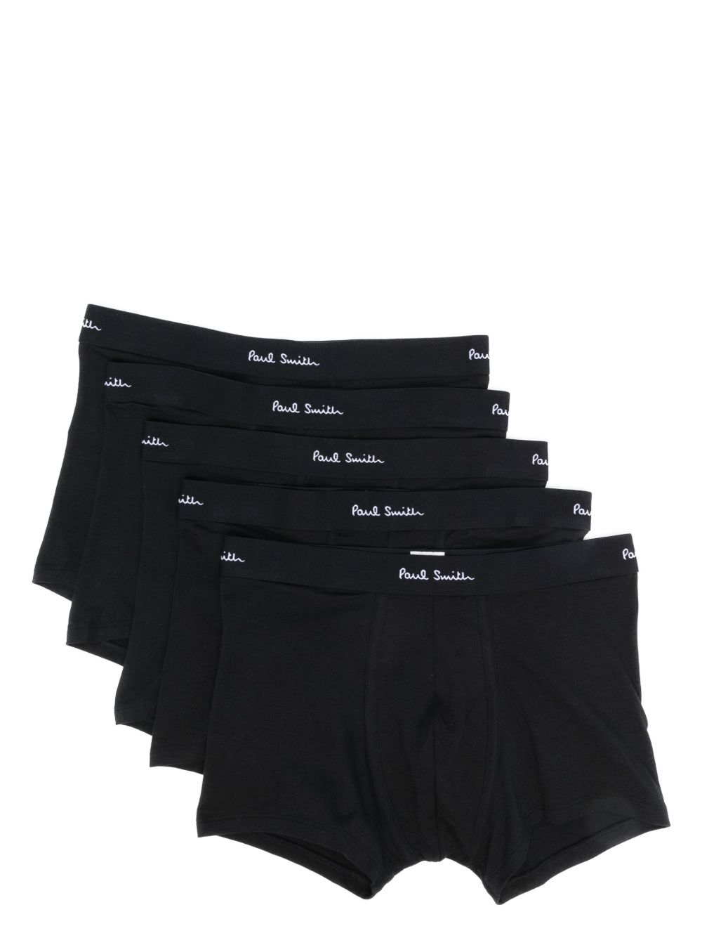 Paul Smith logo印花四角裤 - 黑色