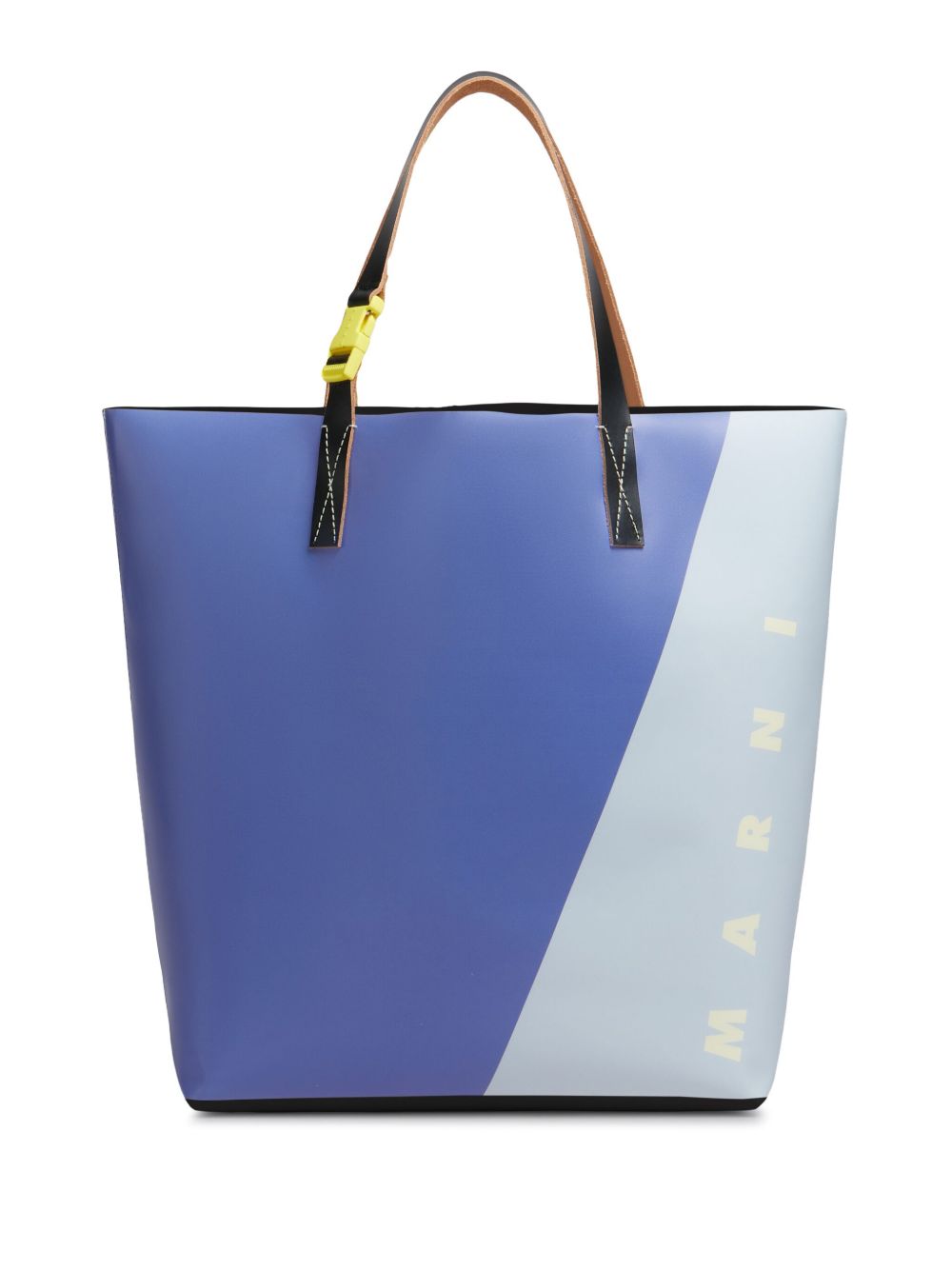 Marni logo印花托特包 - 紫色