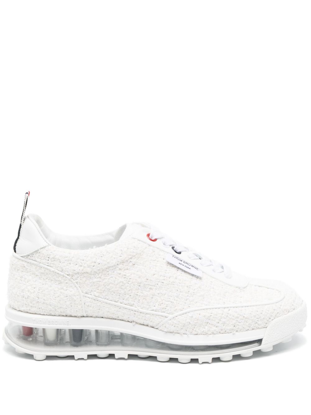 Thom Browne Tech 粗花呢运动鞋 - 白色