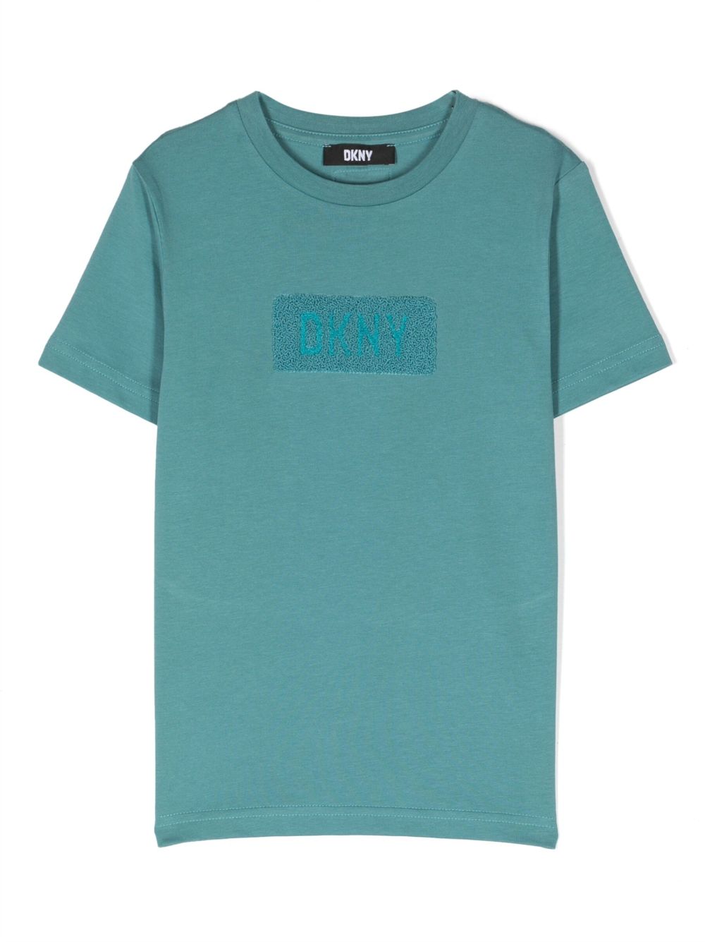 Dkny Kids 标贴T恤 - 蓝色